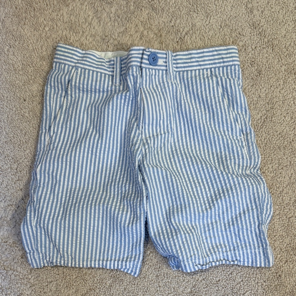 Crewcuts seersucker shorts boys size 7